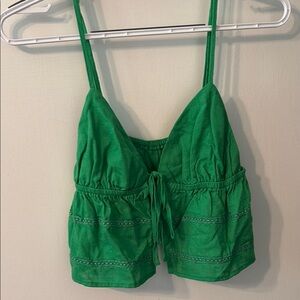 SHEIN Emerald Green Flowy Tank Too